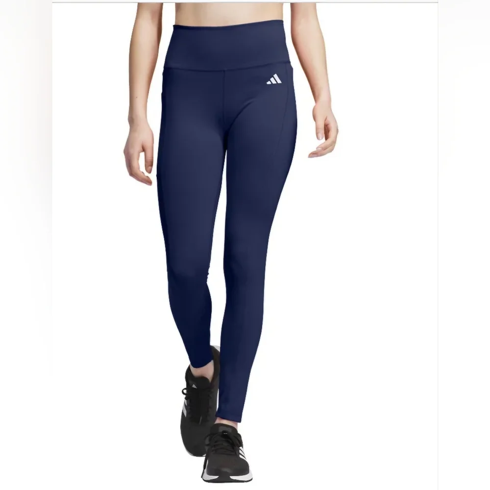 NEW! Adidas Dark Blue 7/8 Leggings Size S